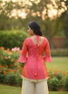 Tew Faux Georgette Bandhani Print Top Wholesale Clothing Distributors In India